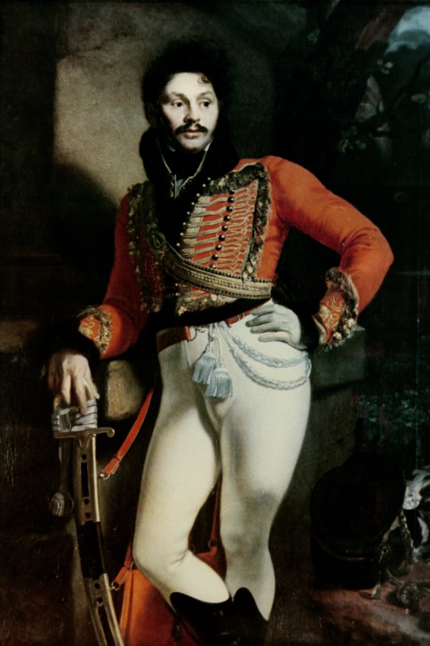 Evgraf V. Davydov上校（1775-1823）1809的肖像 作者 奥雷斯特·阿达莫维奇·基普伦斯基