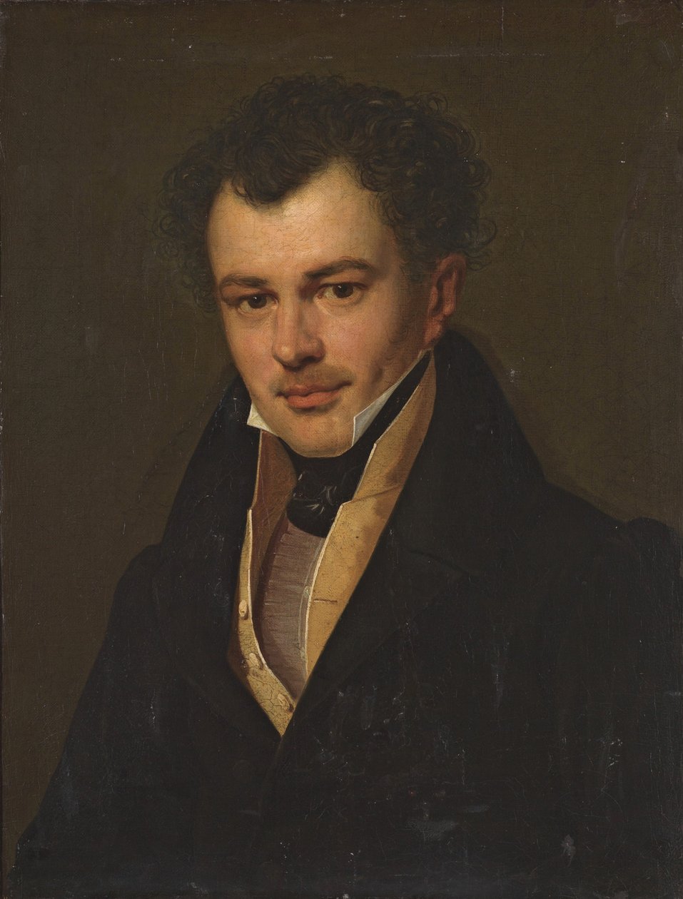 Mikhail Matveevich Cherkasov的肖像，c。 1827年。 作者 奥雷斯特·阿达莫维奇·基普伦斯基