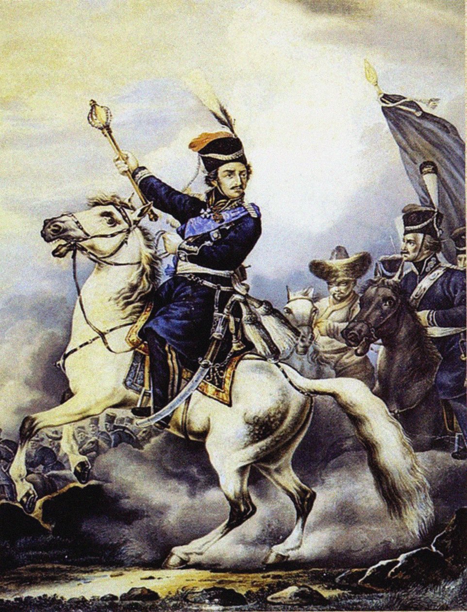 Matvei Ivanovich Platov伯爵 1757-1818年 作者 奥尔洛夫斯基