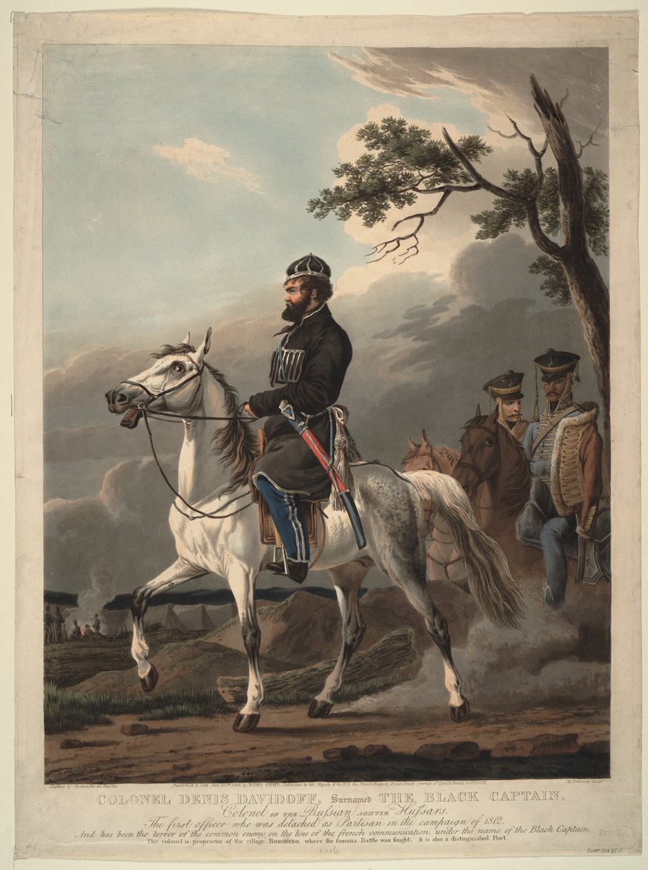 丹尼斯-达维多夫 1784-1839, 1814年 作者 奥尔洛夫斯基