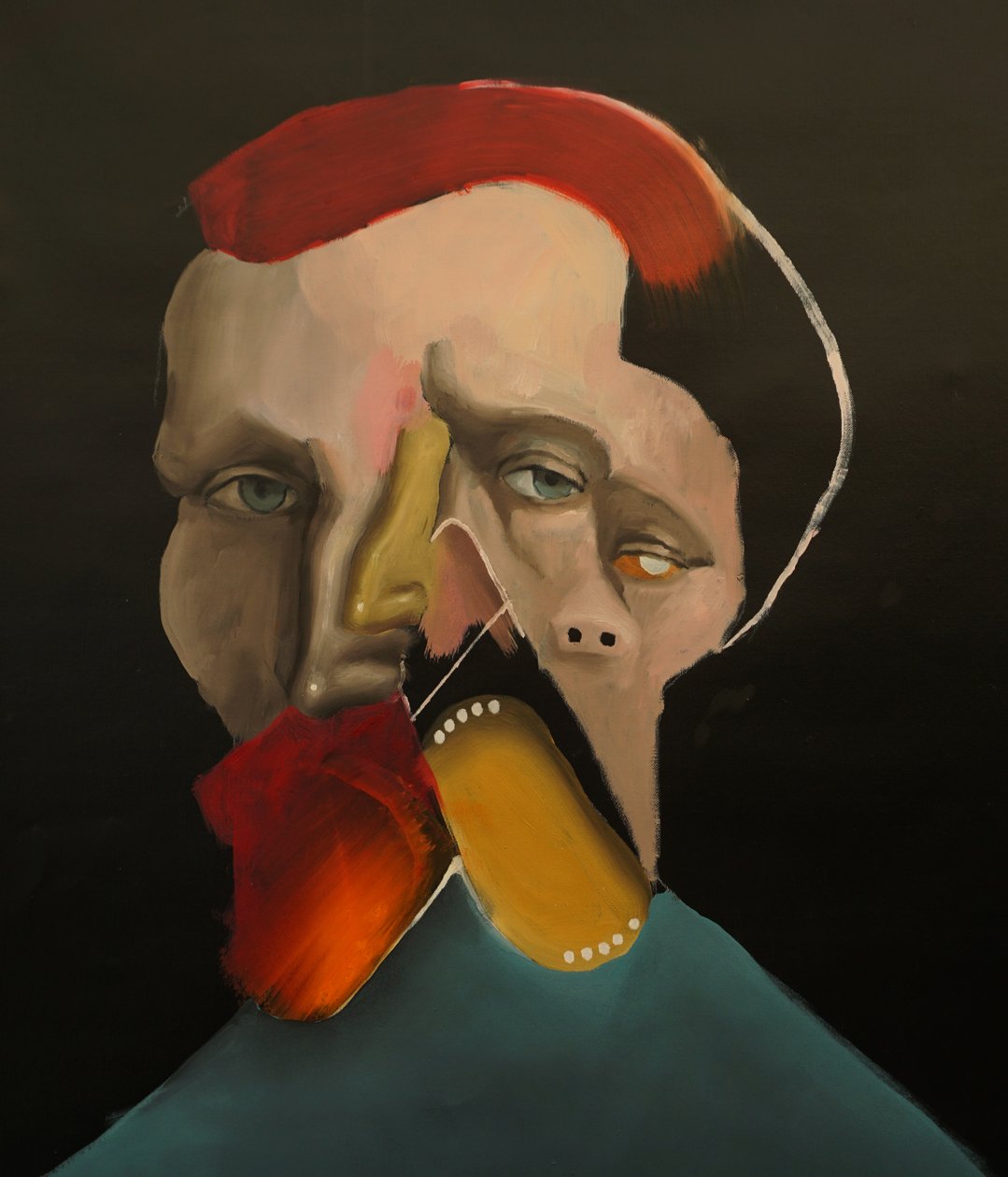 另一个文森特》，2022 年（布面油画和丙烯画） 作者 