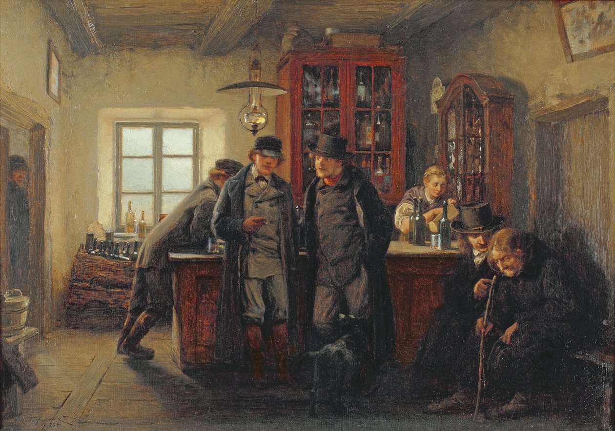 酒吧里的农民 作者 奥斯卡·霍夫曼（Oskar Hoffmann）