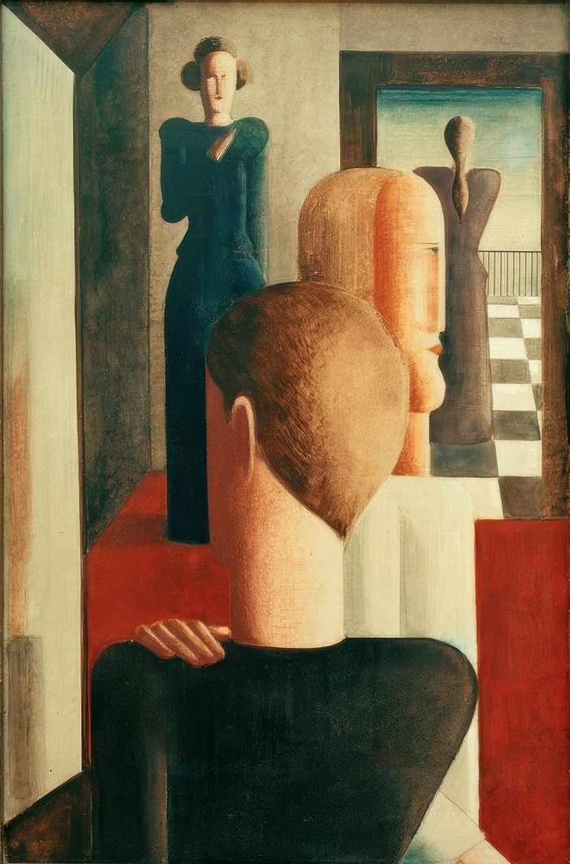 一个房间里有五个数字（罗马） 作者 奥斯卡·施勒默（Oskar Schlemmer）