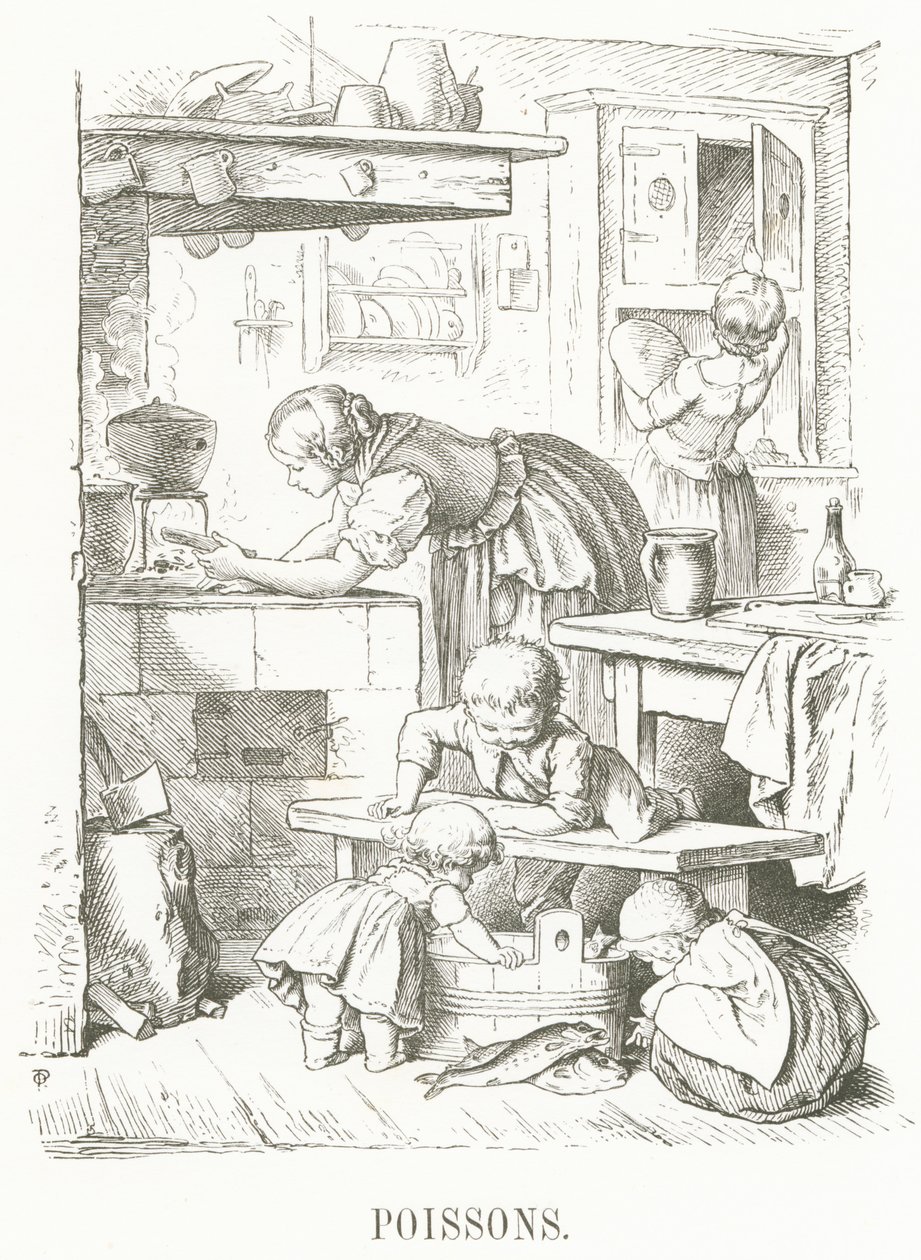 P：鱼 作者 奥斯卡·普莱奇（Oskar Pletsch）