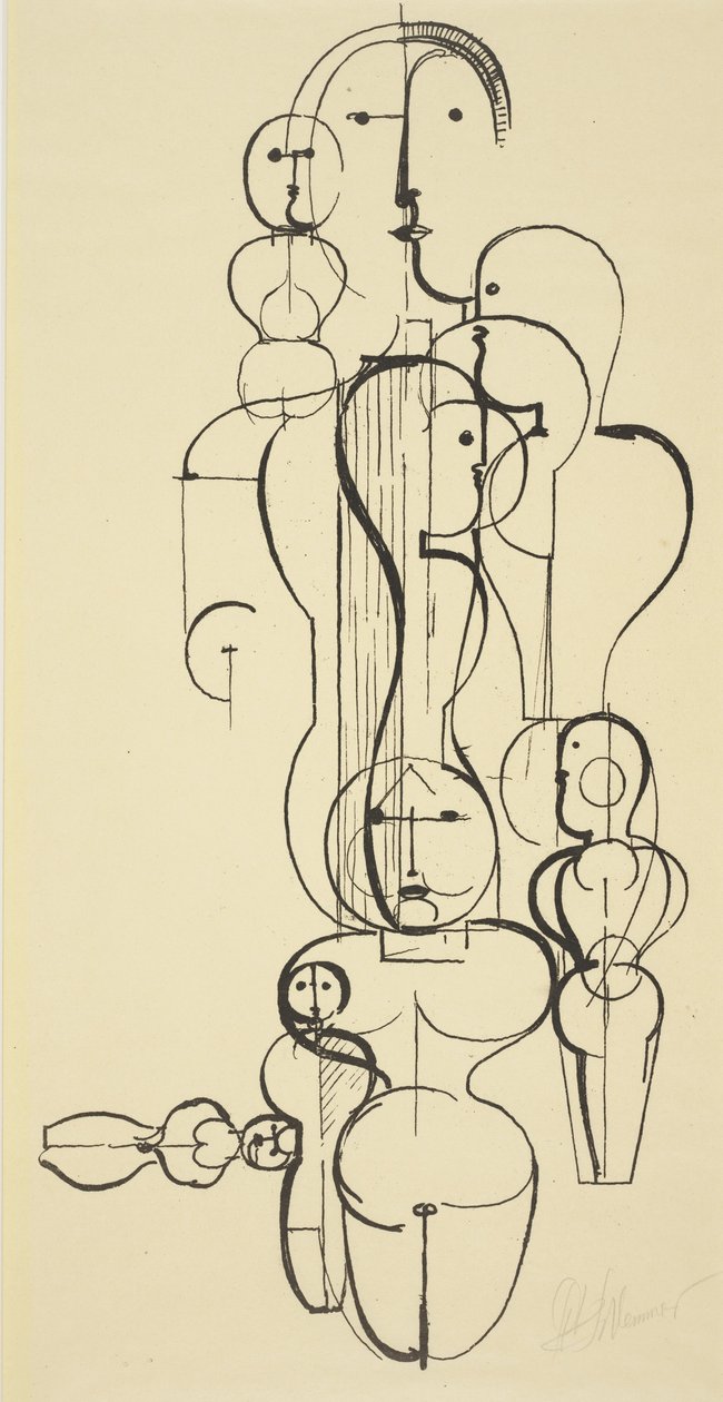 图形计划K 1 作者 奥斯卡·施勒默（Oskar Schlemmer）
