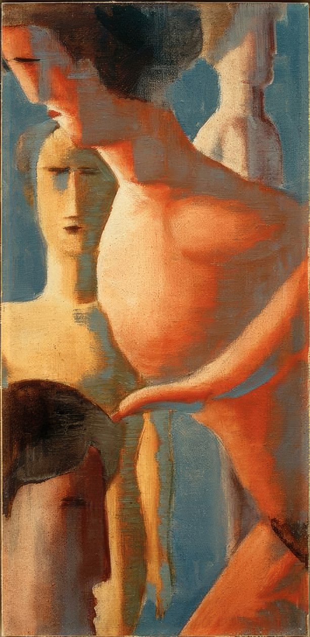 小组成II，黄面包组 作者 奥斯卡·施勒默（Oskar Schlemmer）