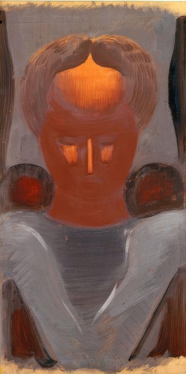 额头点燃 作者 奥斯卡·施勒默（Oskar Schlemmer）
