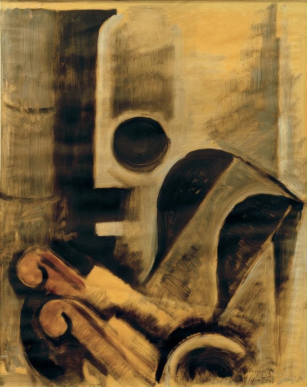 烤箱和扶手椅III 作者 奥斯卡·施勒默（Oskar Schlemmer）