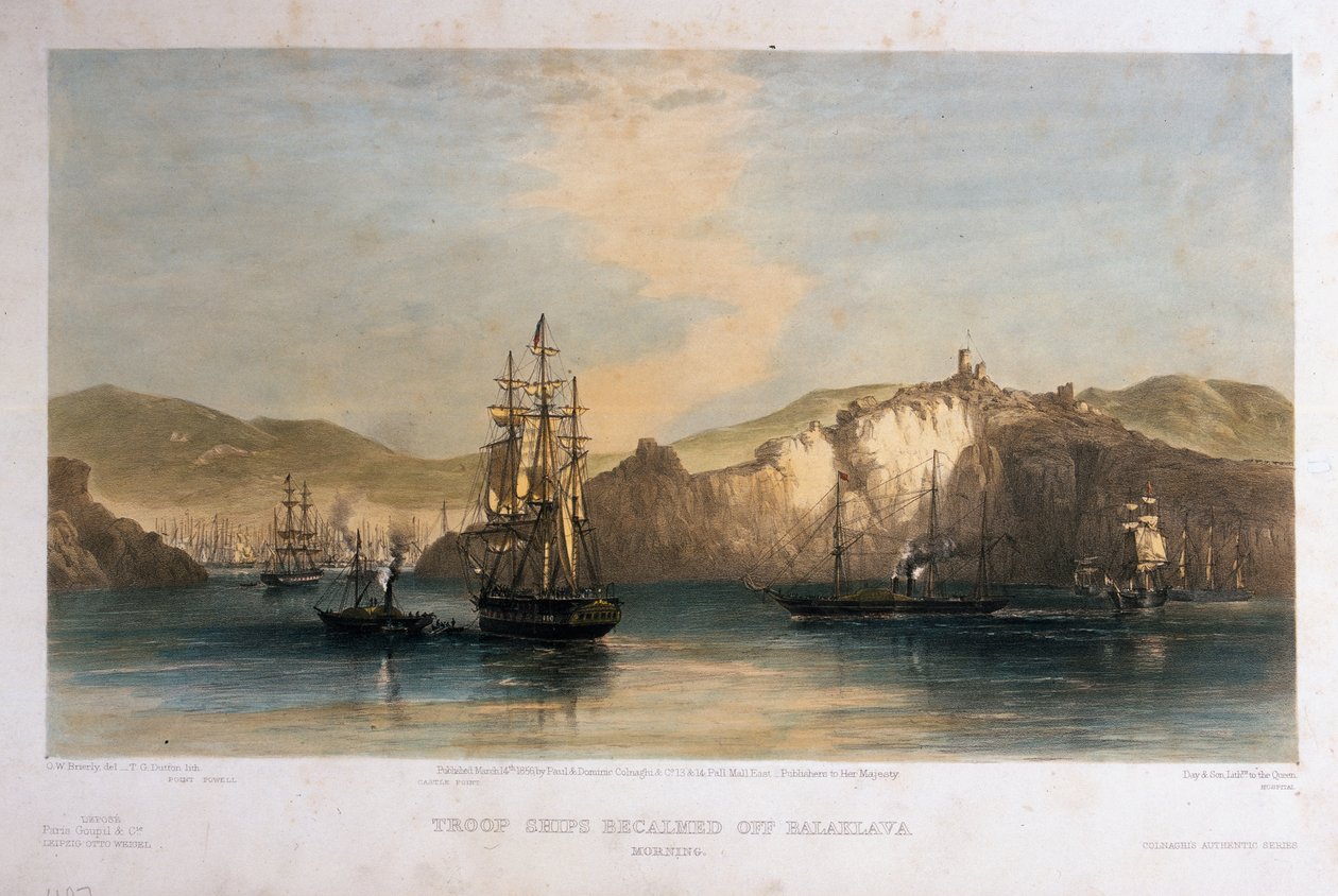 Bopklava，早晨，由TG Dutton雕刻，由Colnaghi und Co.出版，1855年 作者 奥斯瓦尔德·沃尔特斯·布里埃利