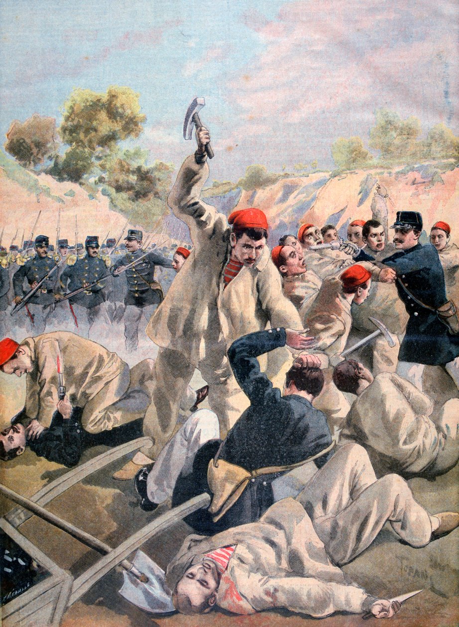 1894年在圭亚那发生的法国无政府主义者起义 作者 奥斯瓦尔多·托法尼（Oswaldo Tofani）