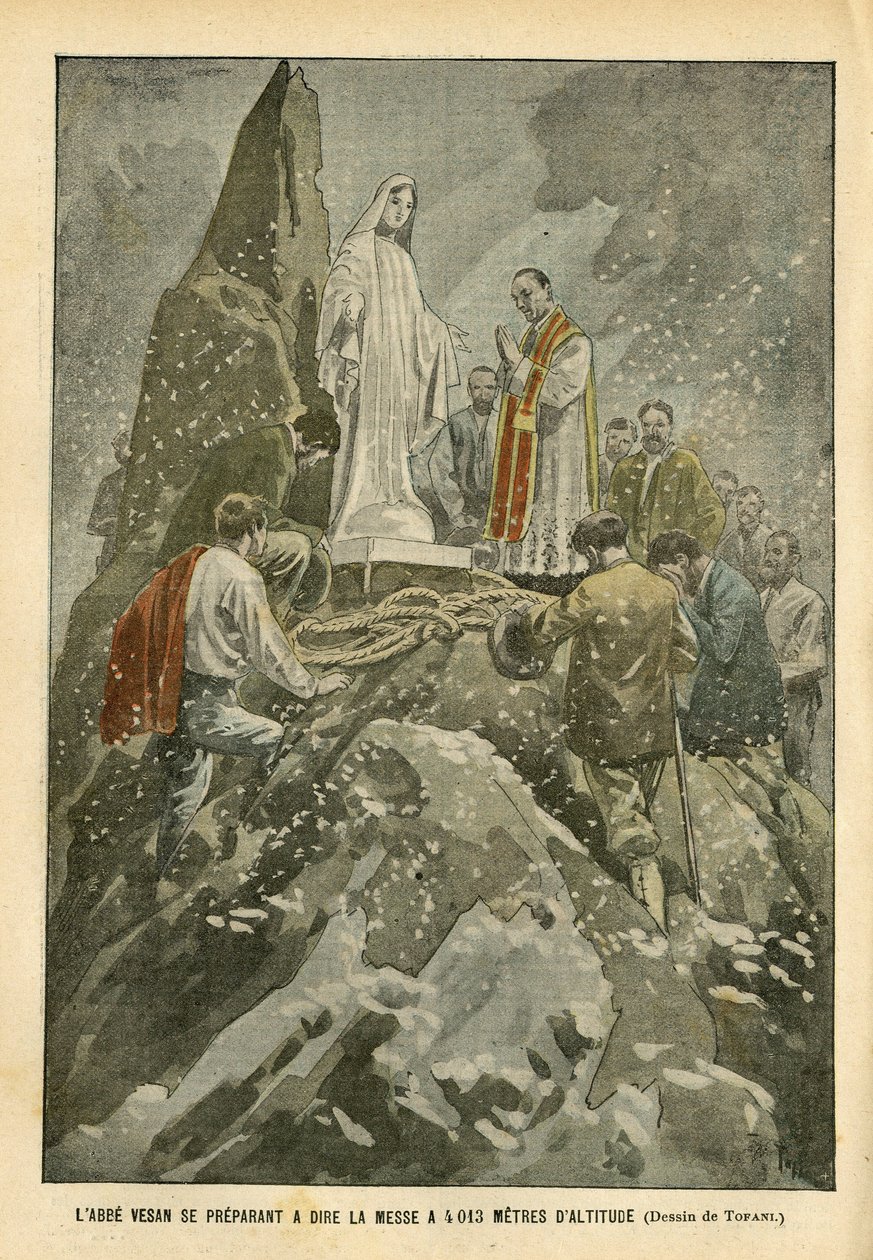 奥斯瓦尔多·托法尼 (1849-1915) 在 Le Pelerin 中的插图 作者 奥斯瓦尔多·托法尼（Oswaldo Tofani）