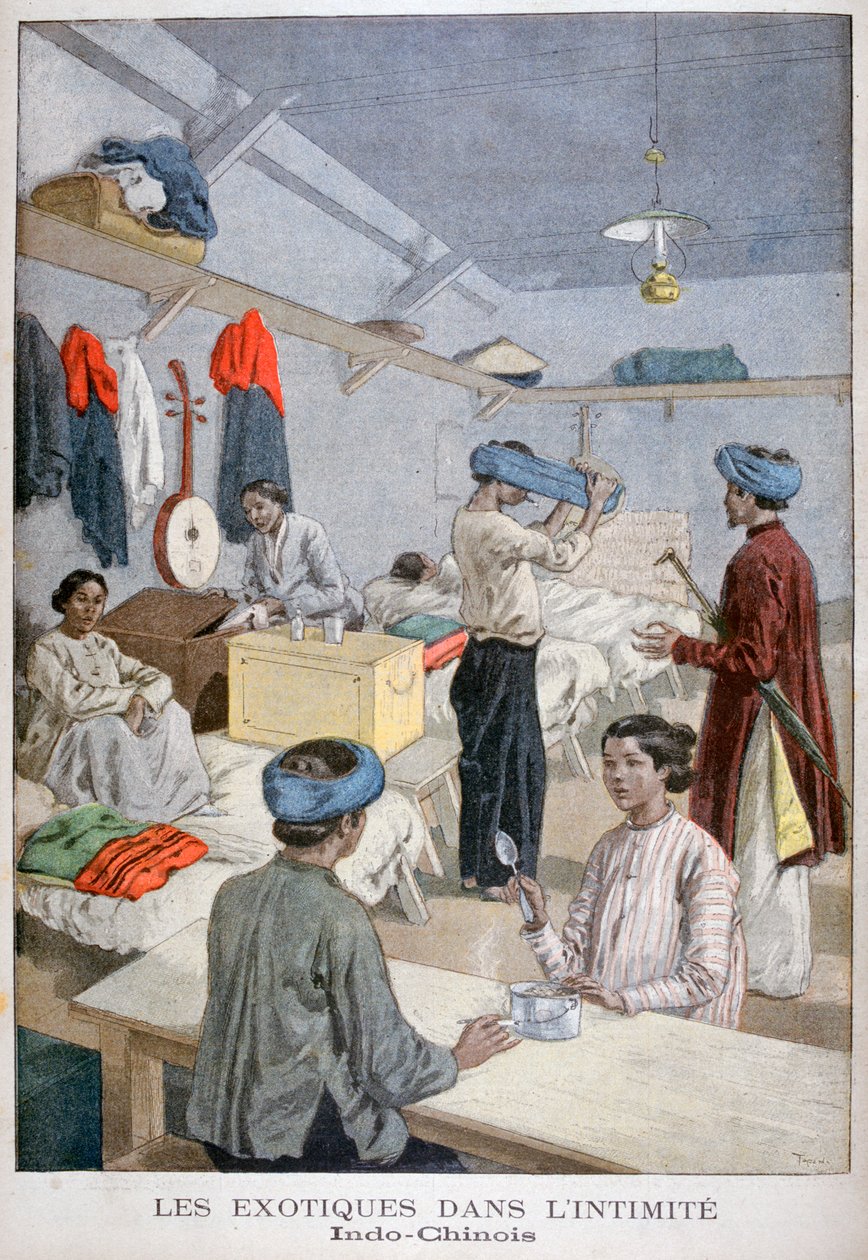 印度支那展览，1900年世界展览，巴黎，1900年 作者 奥斯瓦尔多·托法尼（Oswaldo Tofani）