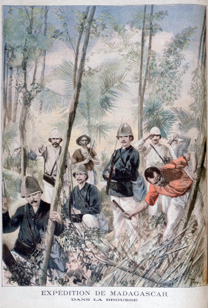 马达加斯加远征，1895年 作者 奥斯瓦尔多·托法尼（Oswaldo Tofani）