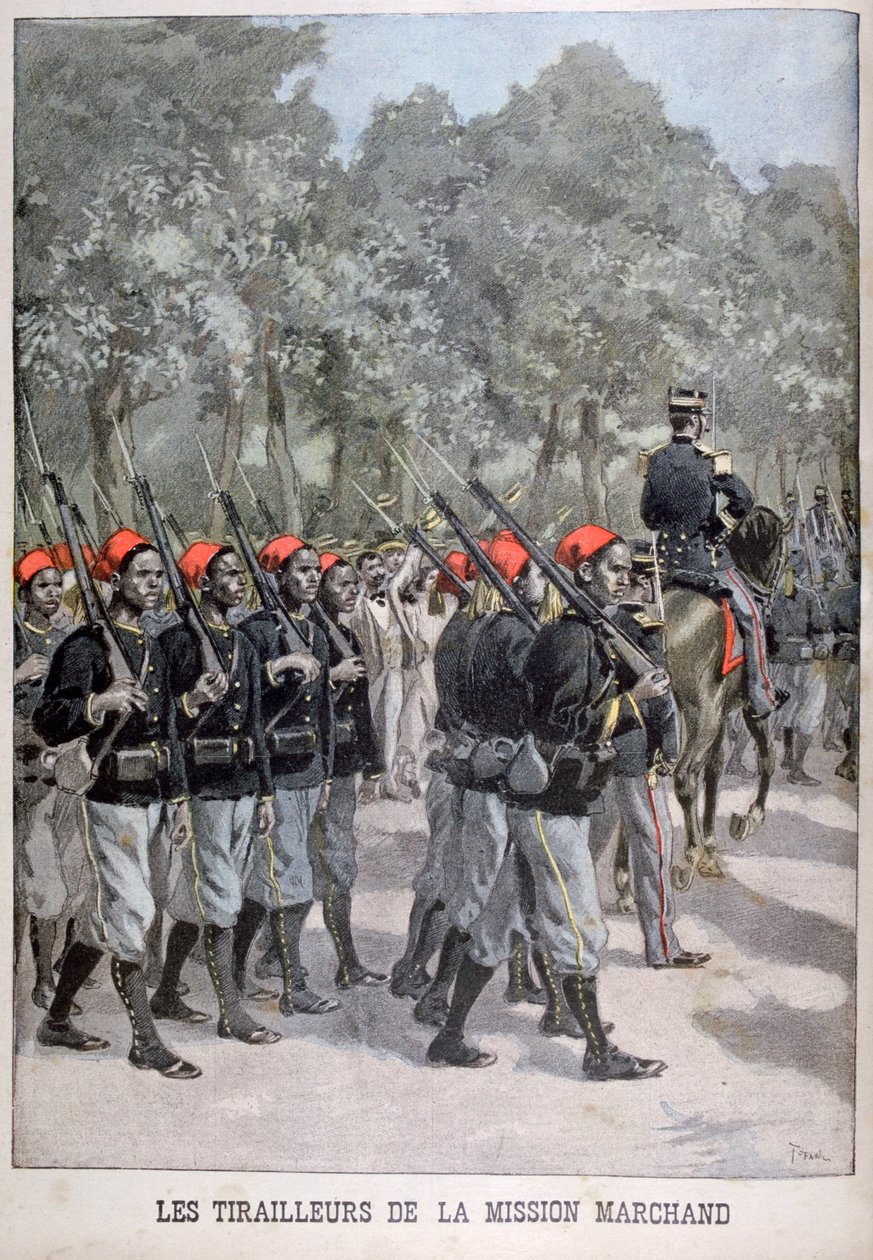 法国步枪兵，1899年 作者 奥斯瓦尔多·托法尼（Oswaldo Tofani）