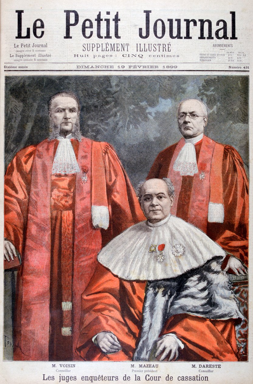 1899年，法国最高上诉法院法官。 作者 奥斯瓦尔多·托法尼（Oswaldo Tofani）