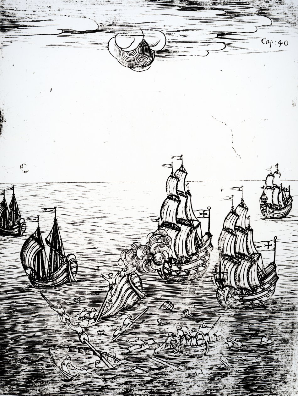 海难，1694年 作者 奥顿·弗雷德里克·冯·格罗本