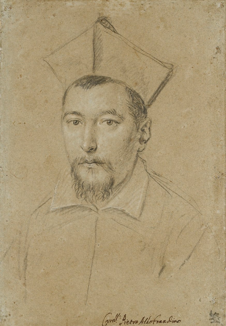 红衣主教Pietro Aldobrandini的画像，17世纪初 作者 奥塔维奥·马里奥·莱昂尼