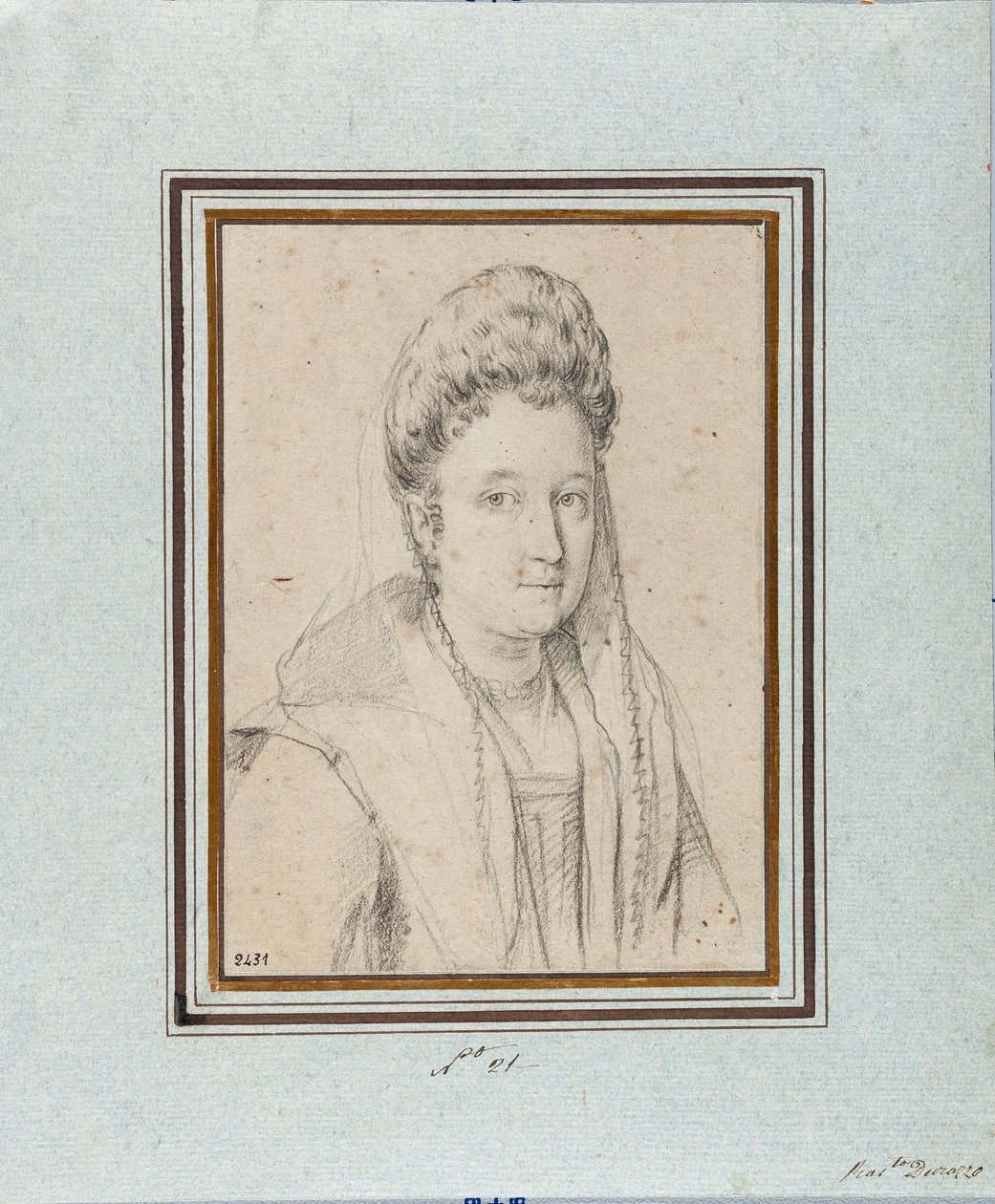 Costanza Sforza di Santa Flora（1550-1617），索拉公爵夫人和贾科莫·邦康帕尼的妻子的肖像 Ottavio Leoni（1578-1630）Genes，Musei di Strada Nuova，inv 2431 作者 奥塔维奥·马里奥·莱昂尼
