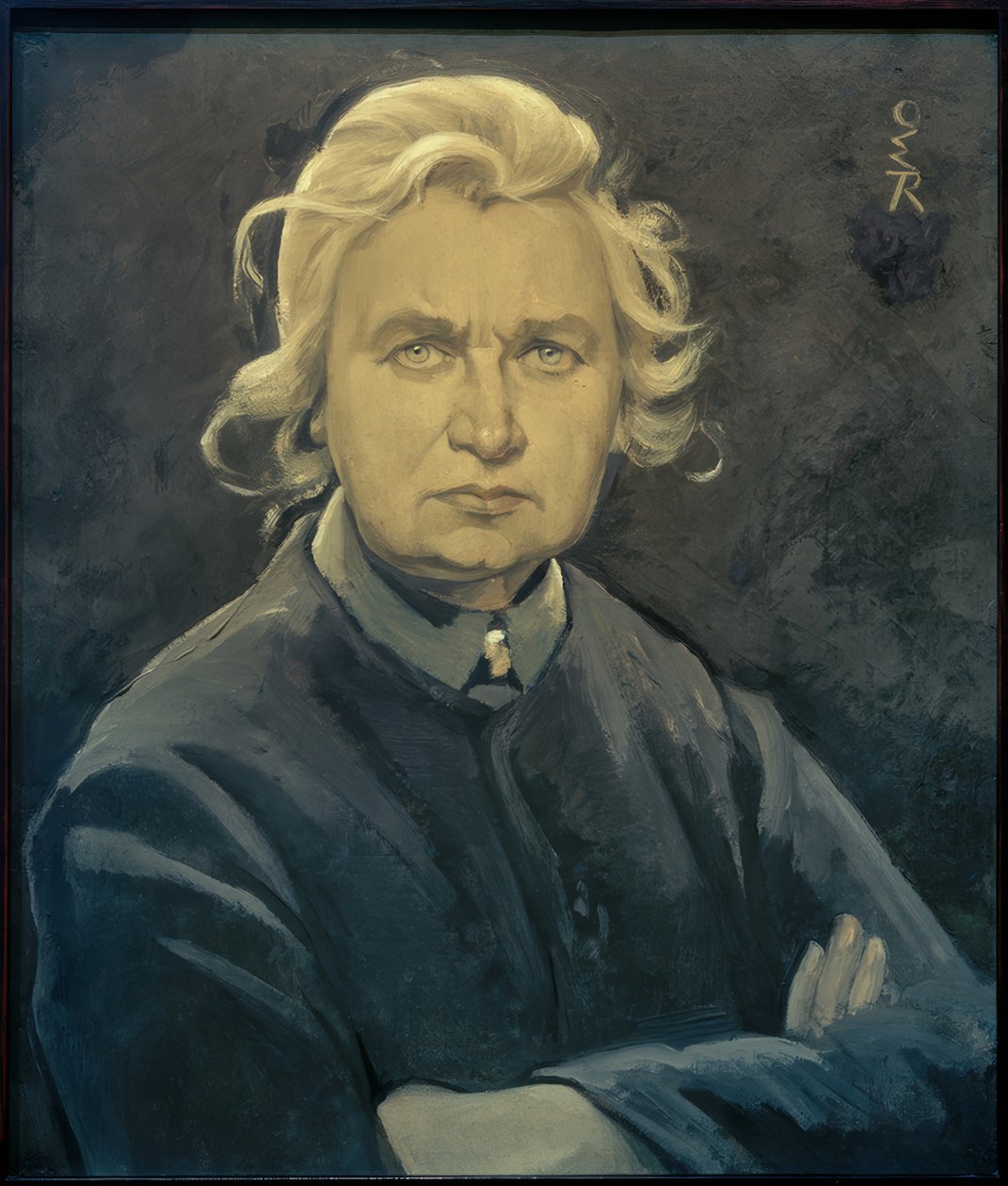Ottilie W.Roederstein -自画像1926 作者 奥蒂莉·罗德斯坦