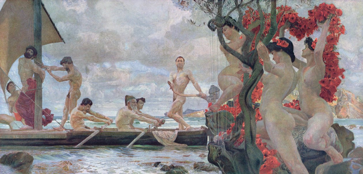 尤利西斯和警报器，c.1900 作者 奥托·格莱纳