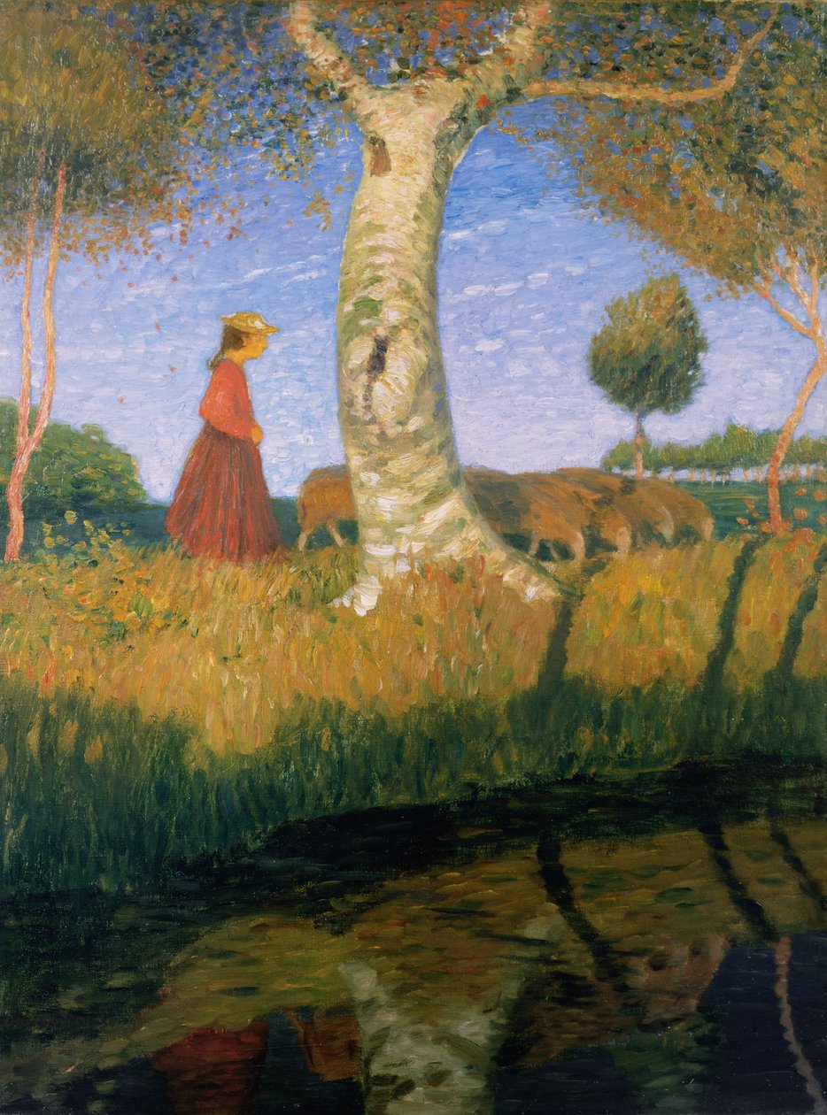 阳光明媚的秋日 作者 奥托·莫德森（Otto Modersohn）