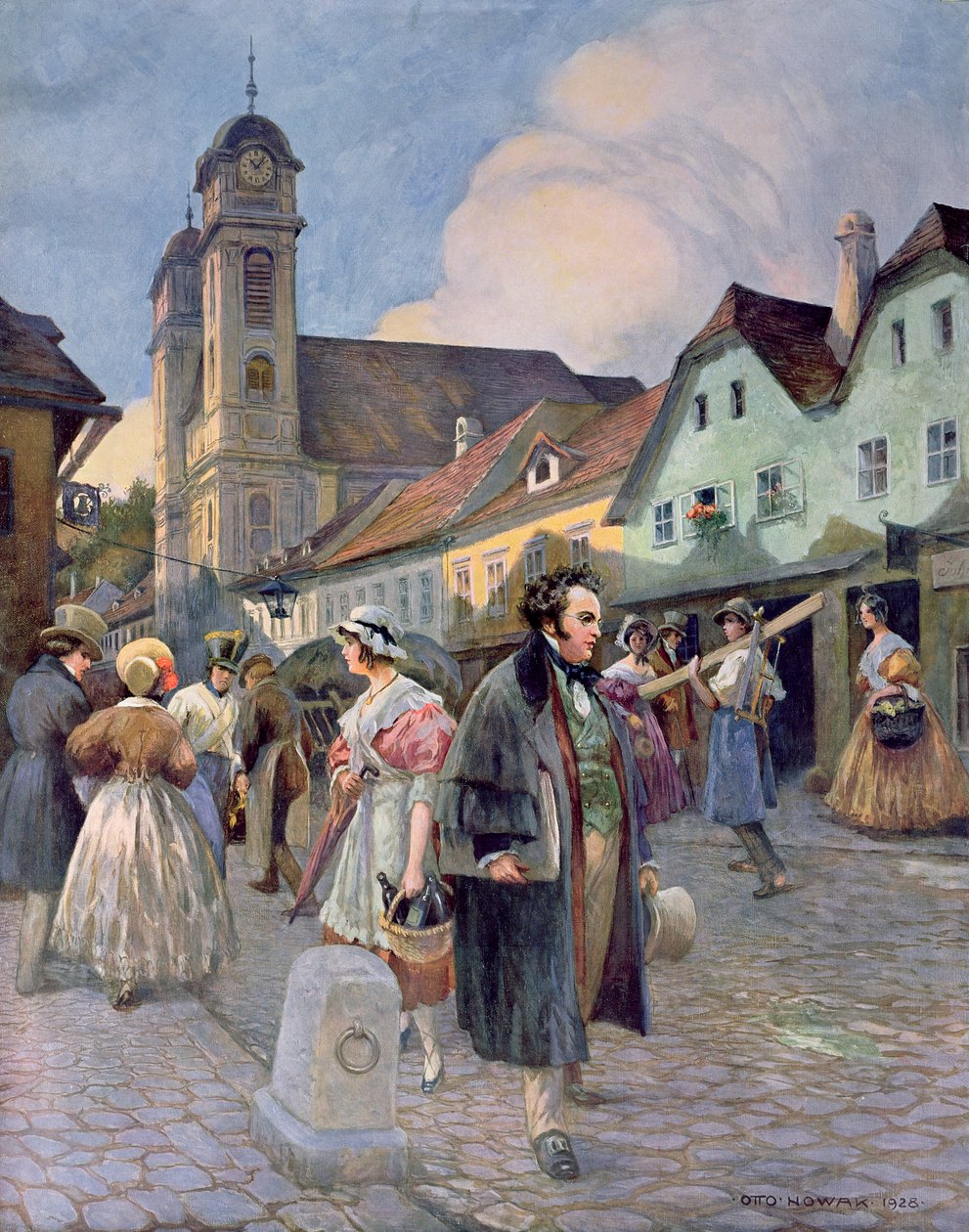 Franch Peter Schubert（1797-1828），Liechtenthal，1928年 作者 奥托·罗伯特·诺瓦克