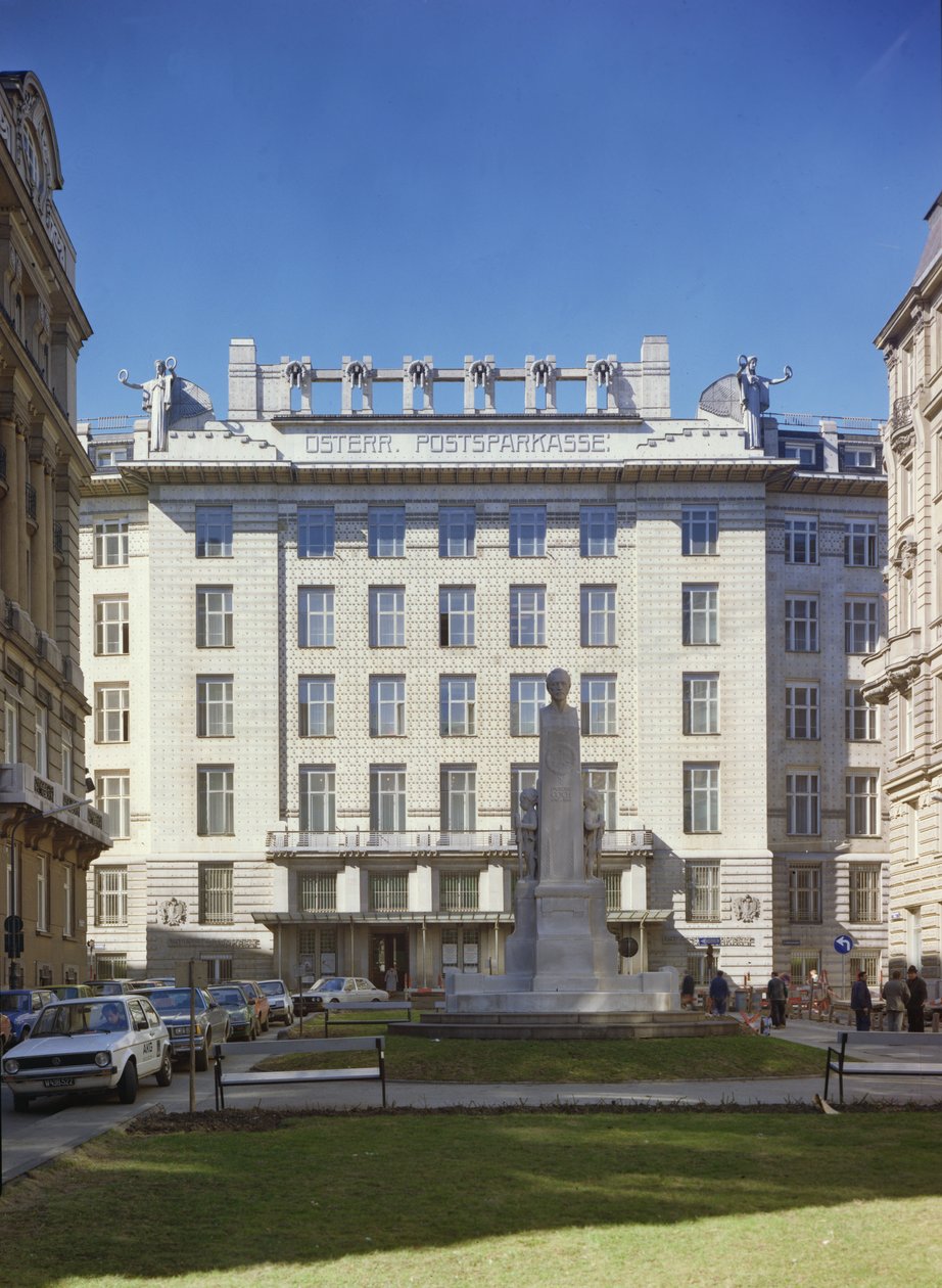 邮政储蓄银行，1904-06 作者 奥托·瓦格纳（Otto Wagner）