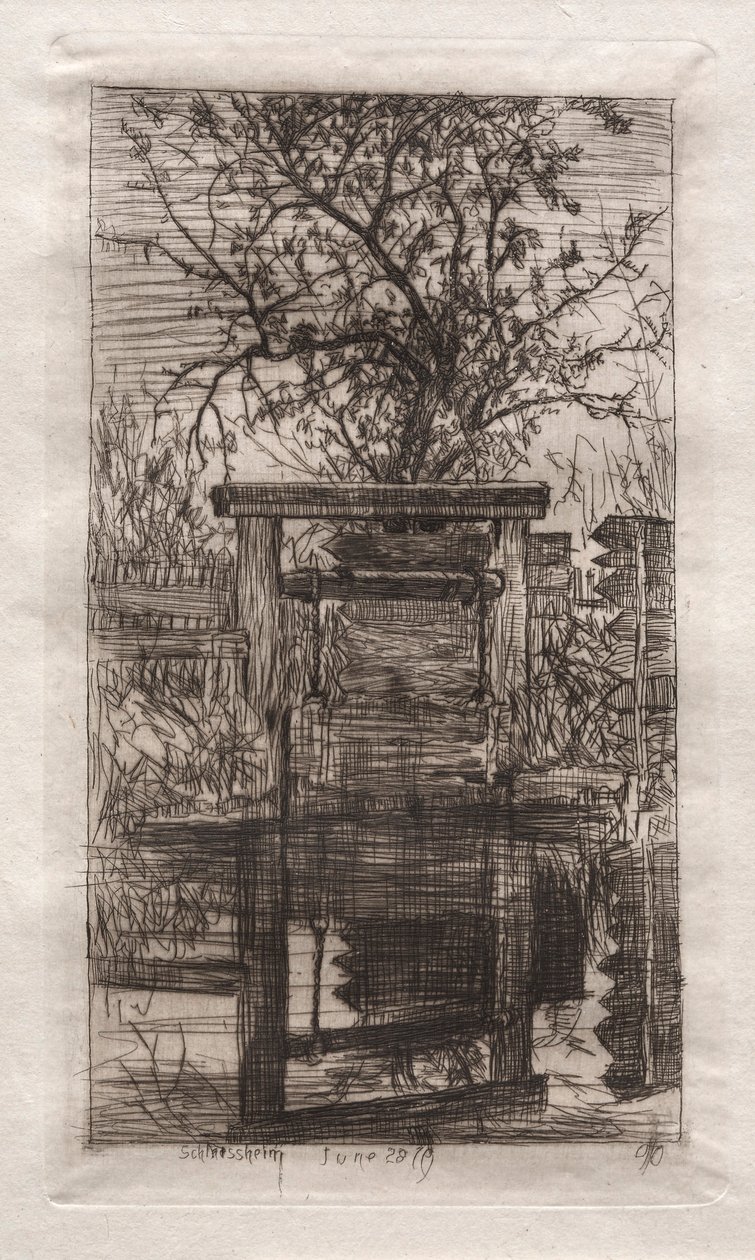 洛克，施莱斯海姆，1879年。 作者 奥托·H·巴赫