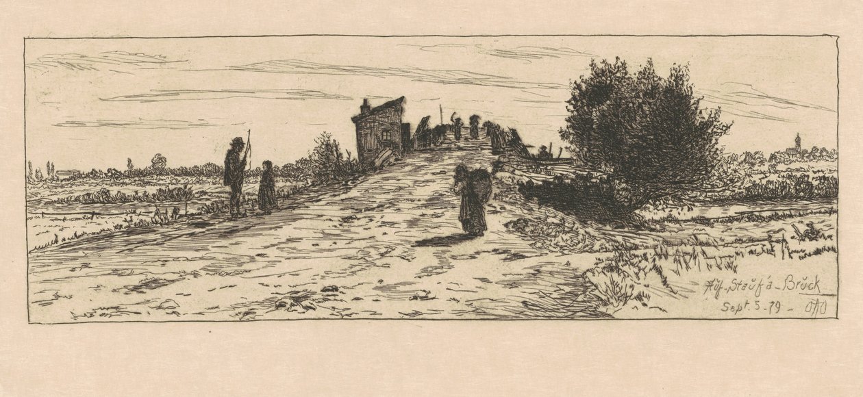 关于Staufá Bruck，1879。 作者 奥托·亨利·巴赫（Otto Henry Bacher）