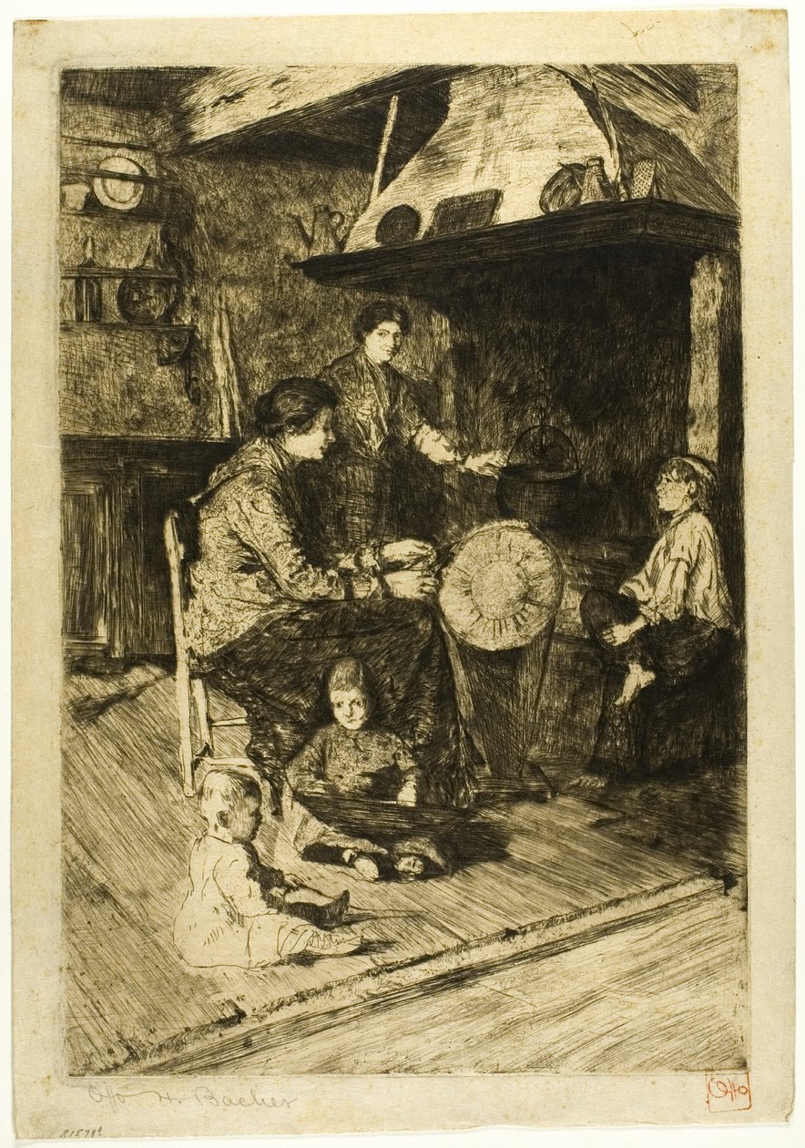 花边制造者 作者 奥托·亨利·巴赫（Otto Henry Bacher）