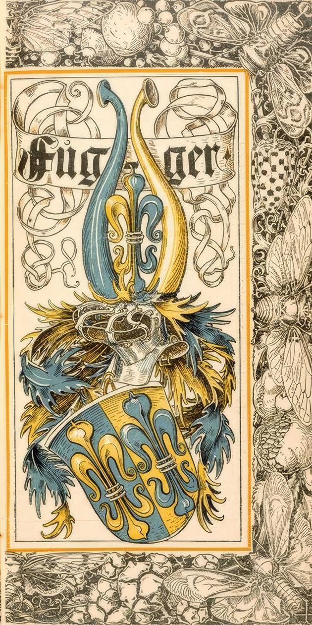 Die Stammwappen der deutschen Fürstenhäuser: Fugger 作者 奥托·赫普