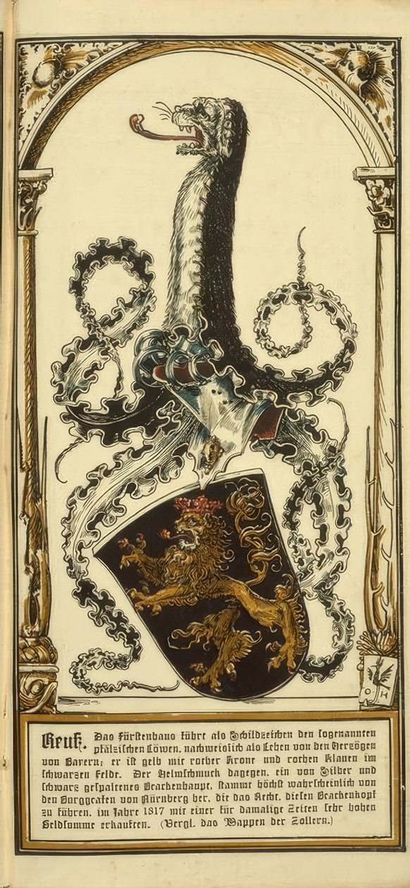 Die Stammwappen der deutschen Fürstenhäuser: Reuß 作者 奥托·赫普