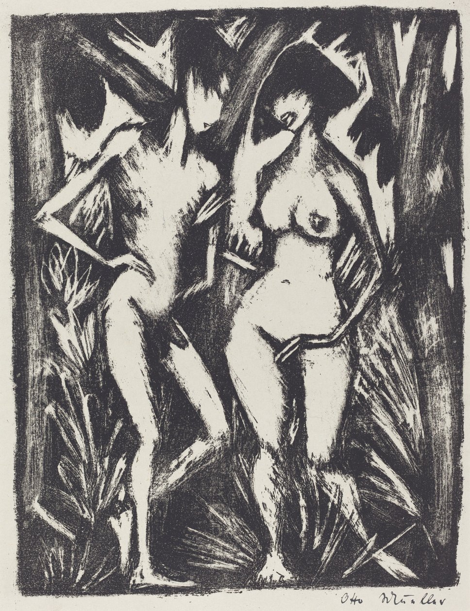 亚当和夏娃 (Adam and Eve) 作者 奥托·穆勒