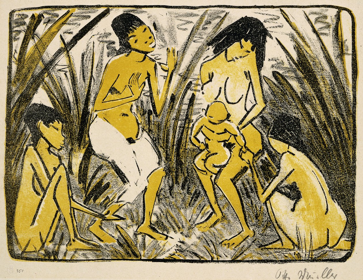 摩西发现，1920年 作者 奥托穆勒