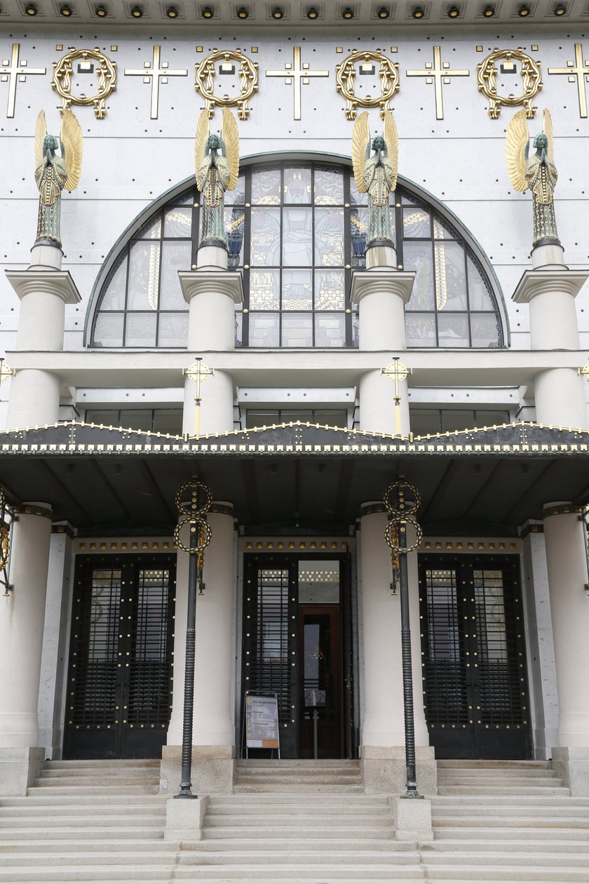 Am Steinhof 教堂（church Leopld）由奥地利维也纳的 Otto Wagner 设计（照片） 作者 奥托·瓦格纳（Otto Wagner）
