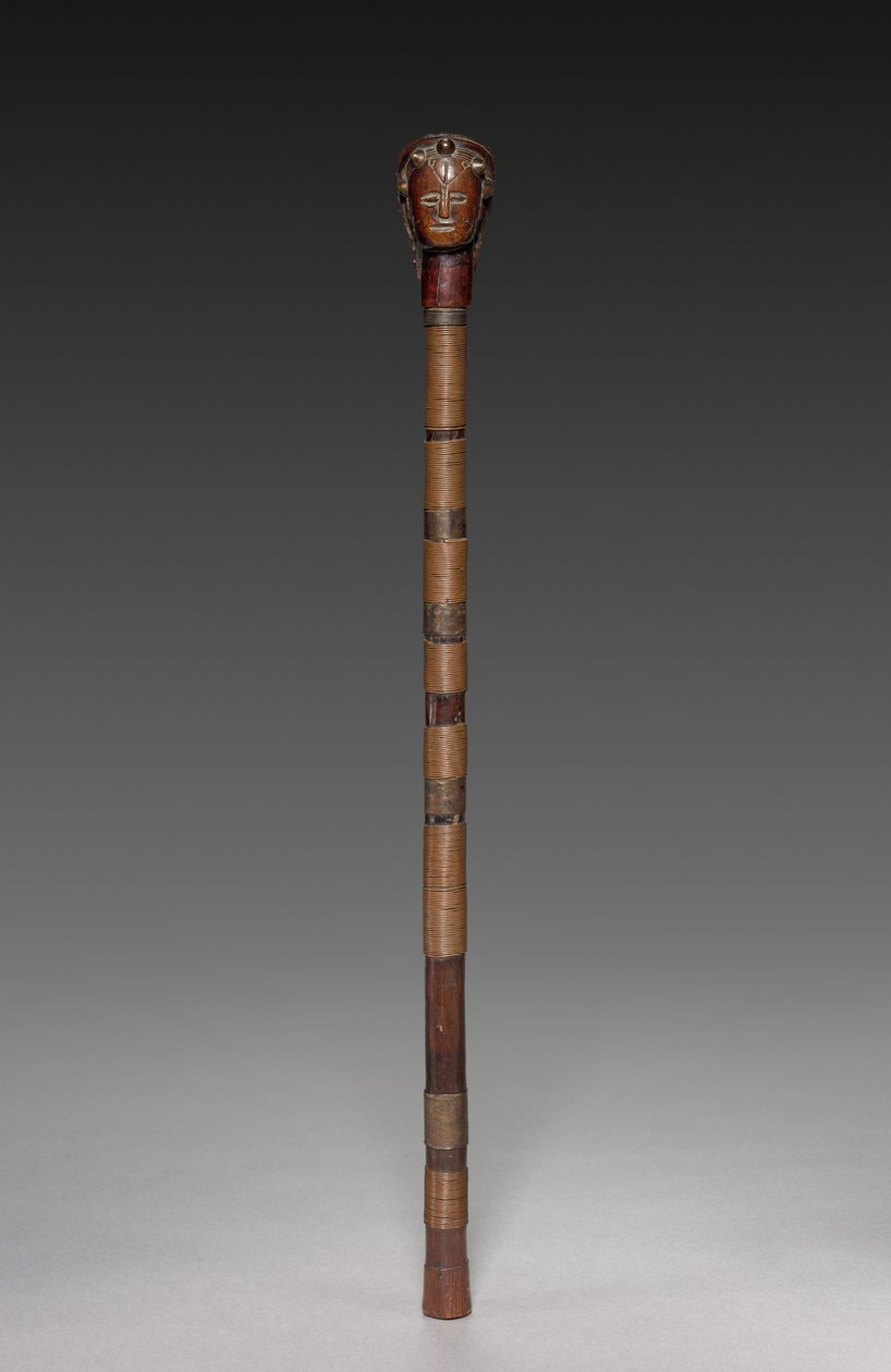 权杖 作者 Ovimbundu 人，安哥拉，中非，非洲，19 世纪末或 20 世纪初