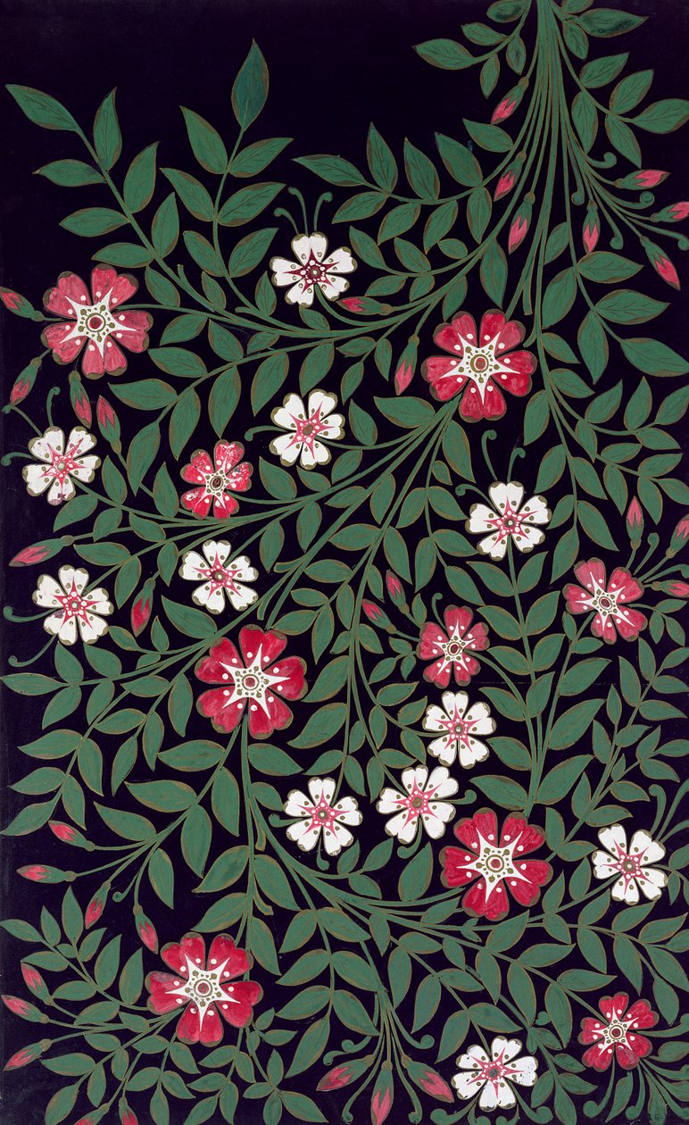 J. Owen的花艺设计，1863年 作者 欧文·琼斯（Owen Jones）