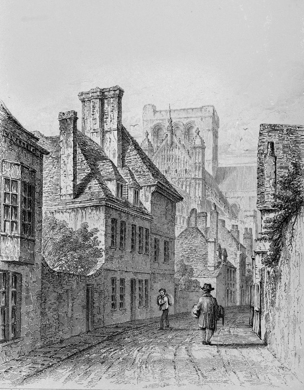 Colebrook Street Winchester，1830 作者 欧文·布朗·卡特