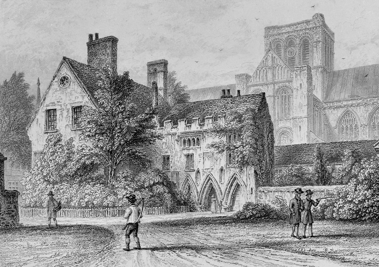 Deanery Winchester，1830年 作者 欧文·布朗·卡特