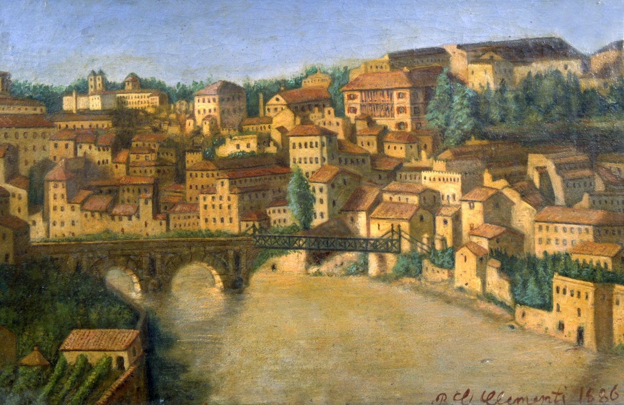 Ponte Rotto，1886年 作者 PC克莱门蒂