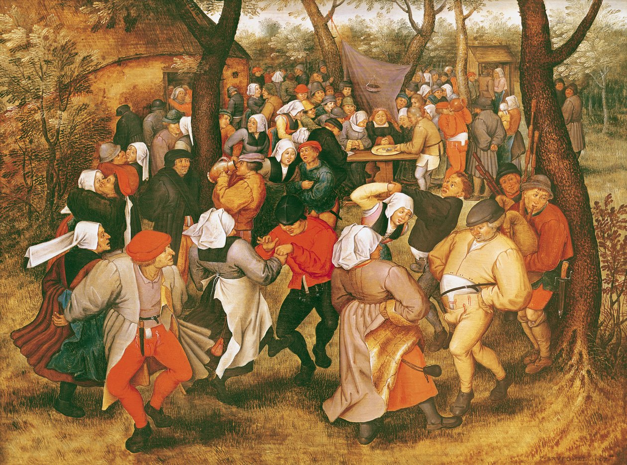 婚礼舞蹈，1607 作者 彼得·布鲁格（Pieter Brueghel）