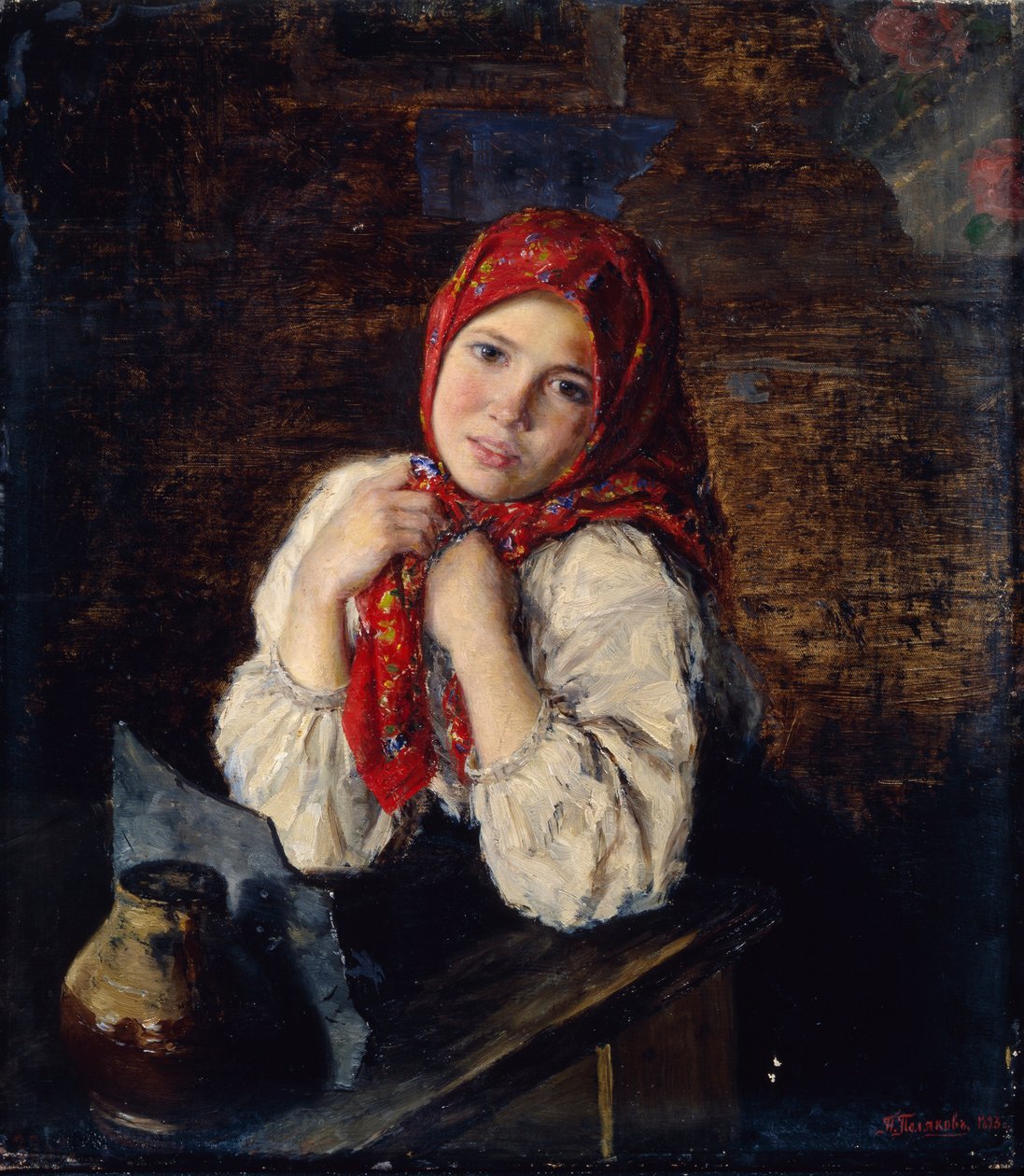 乡村小妞, 1893年 作者 皮波利亚科夫