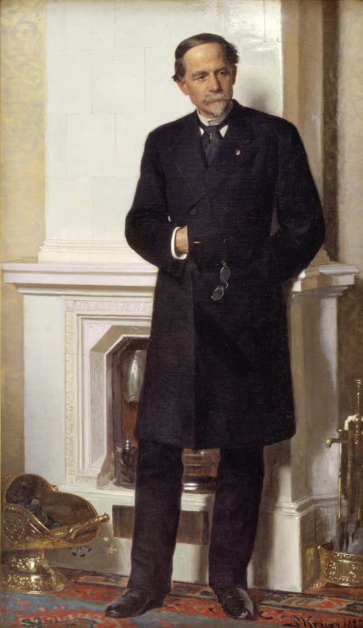 建筑师 F. 梅尔达尔肖像 作者 Peder Severin Krøyer