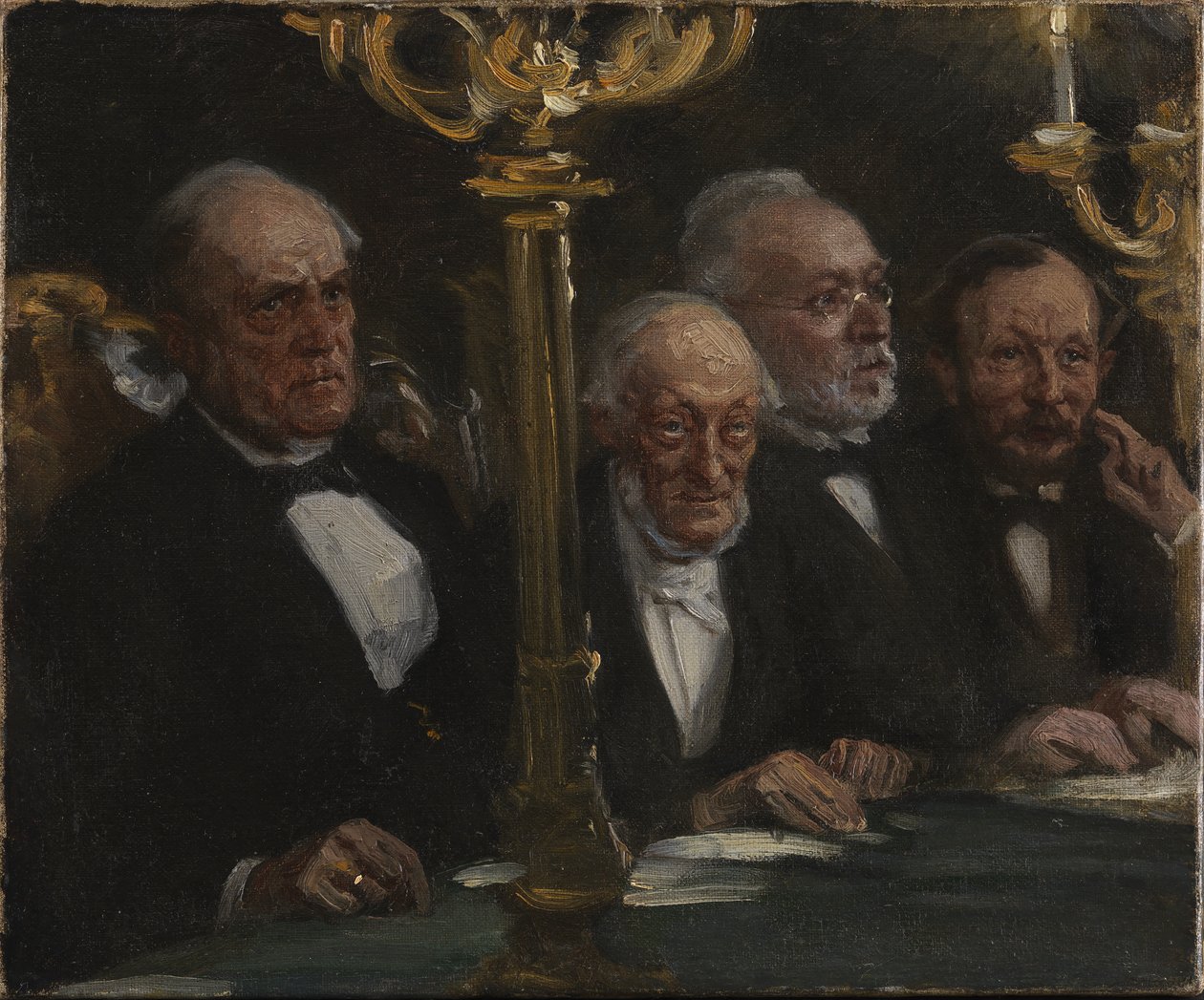 肖像组 作者 Peder Severin Krøyer