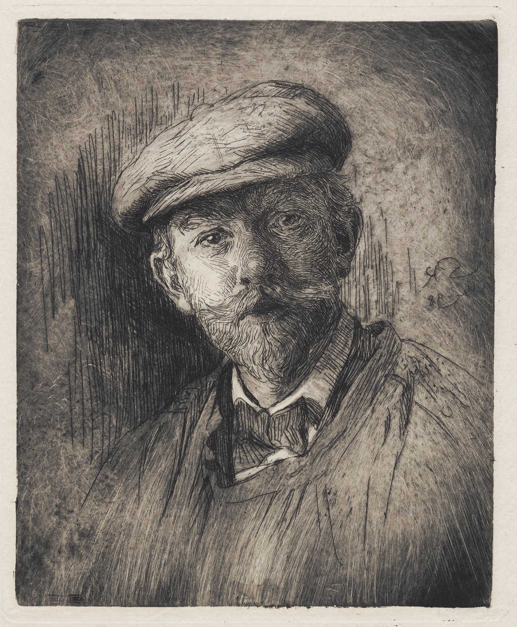 自画像 作者 Peder Severin Krøyer