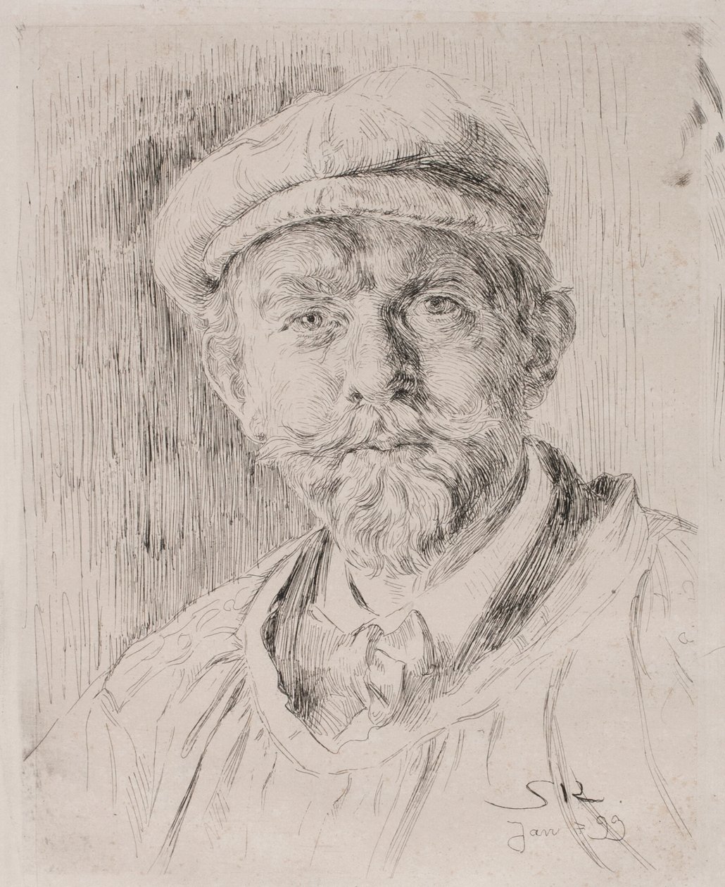 自画像 作者 Peder Severin Krøyer
