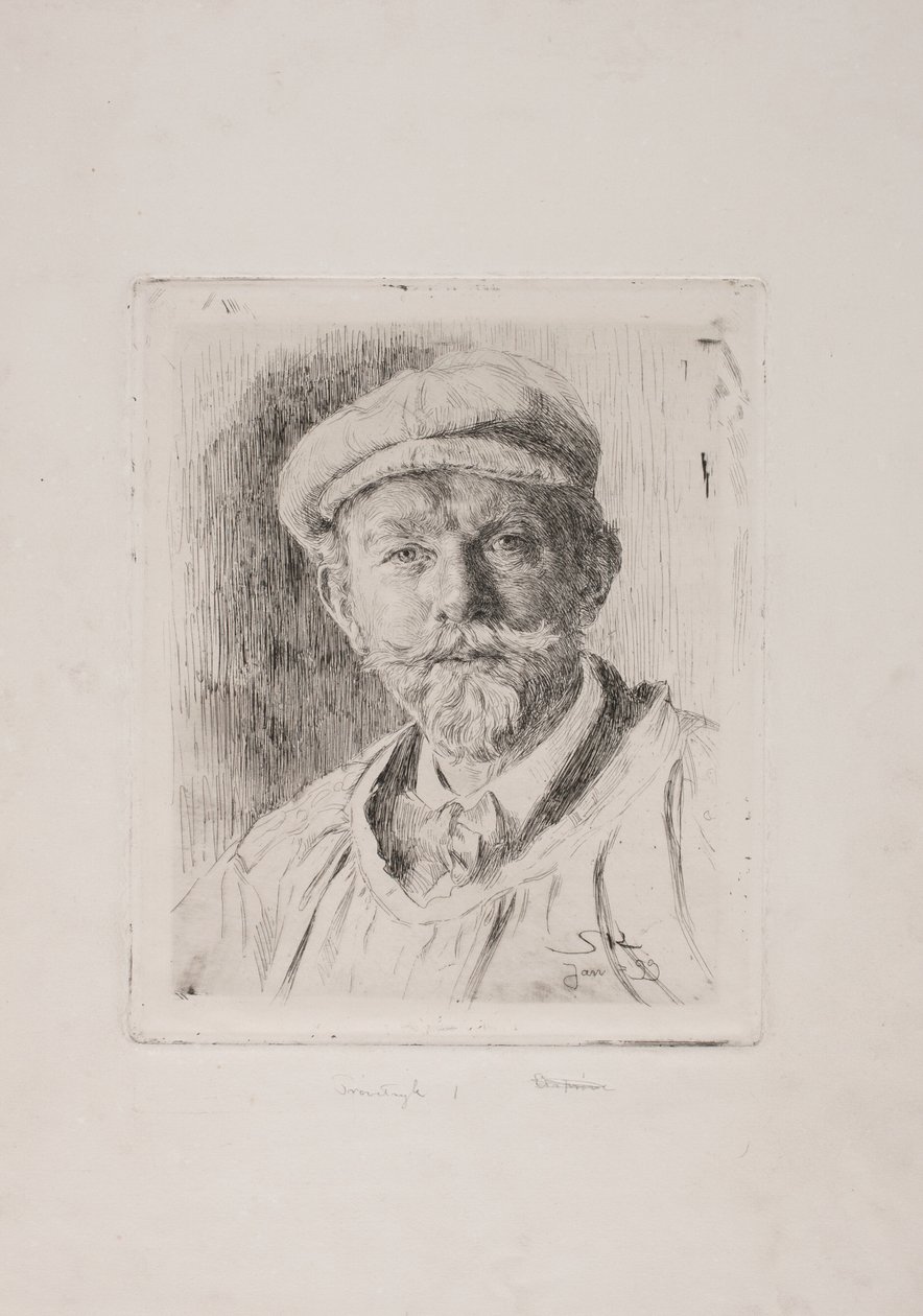 自画像 作者 Peder Severin Krøyer