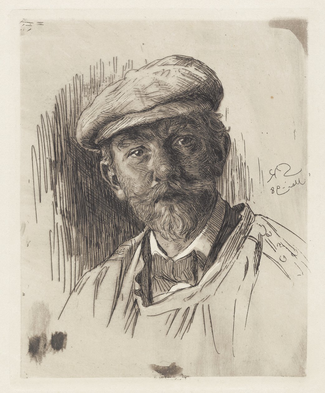 自画像 作者 Peder Severin Krøyer