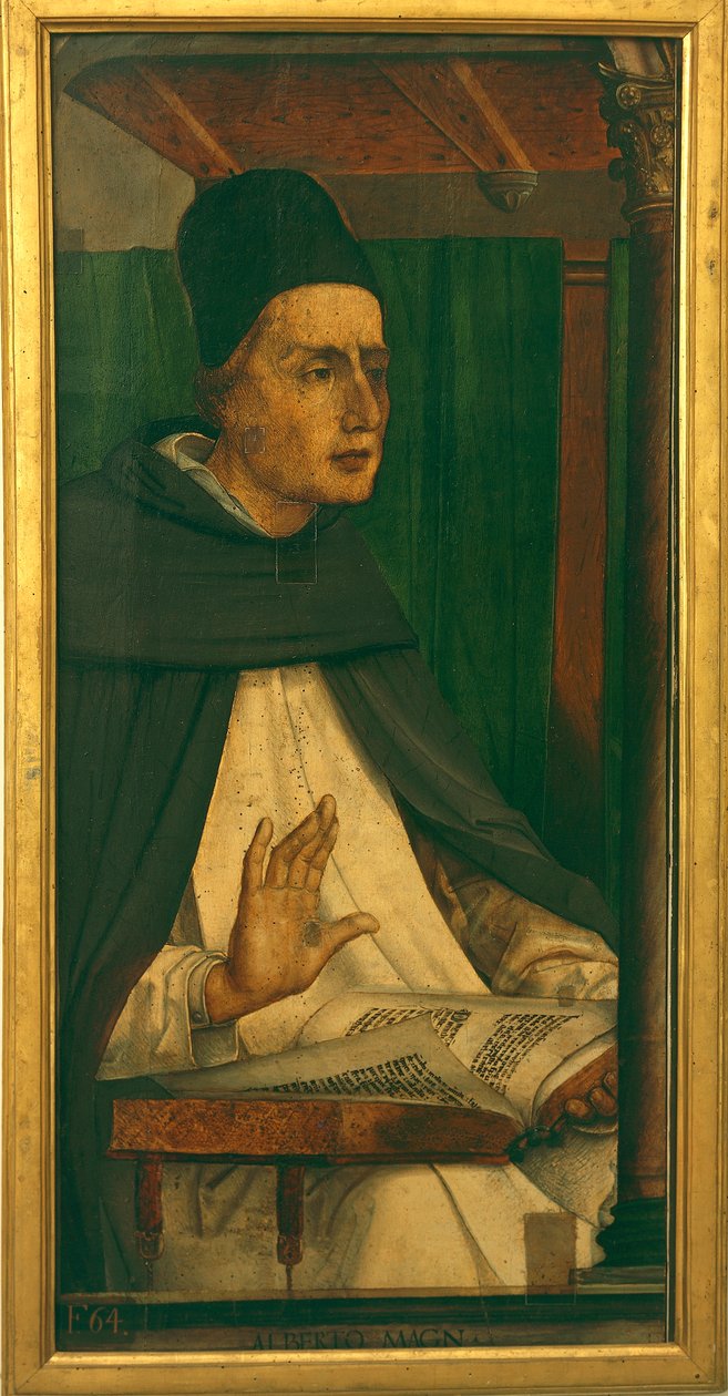 阿尔伯特大帝（布面油画 作者 P. (c.1450 1504) Joos van Gent 和 Berruguete