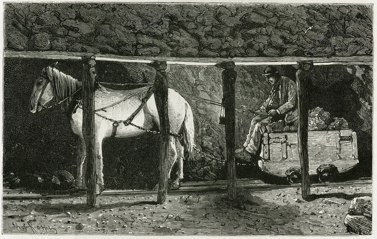 有贝雷恩的画廊内部。费拉特的版画，为卡米尔-莱蒙尼尔（1844-1913）的故事《比利时》作插图，比利时作家。发表于《世界之旅》，新旅行杂志，1884年第二学期，由Edouard Charton（1807-1）编辑。 作者 费拉特